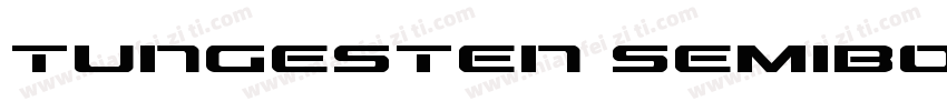 tungesten semibold字体转换